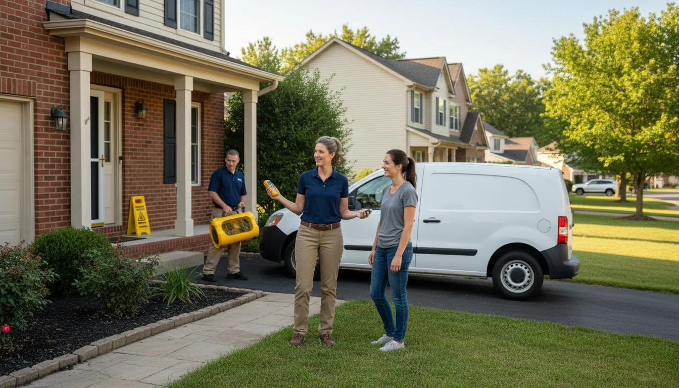 Water restoration image for Fire And Smoke Damage Restoration in Laurel, IN